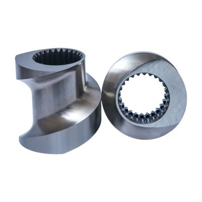 شراء عنصر المسمار المقاوم للارتداء ISO9001 75 ملم آلة طحن المسمار المزدوج online manufacture