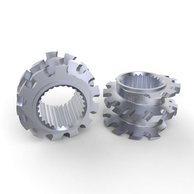 شراء مقاومة للتآكل ZME عنصر خلط 316L عناصر المسامير التوأمية لتصنيع المطاط online manufacture