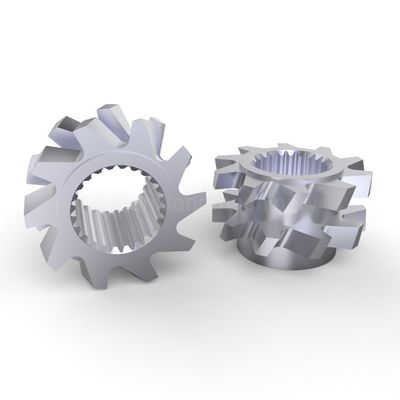 عناصر خلط الفولاذ المقاوم للصدأ عالية المقاومة للتآكل والحرارة الجزء المكبّر