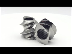 تخصيص العناصر الانتقالية المزدوجة المسمار المزدوج الرمل الانفجار الملمع للبلاستيك